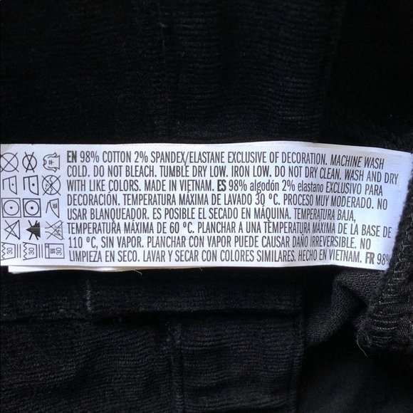 SOLD! | Forever 21 | Black Corduroy Mini Skirt - Picture 6 of 6